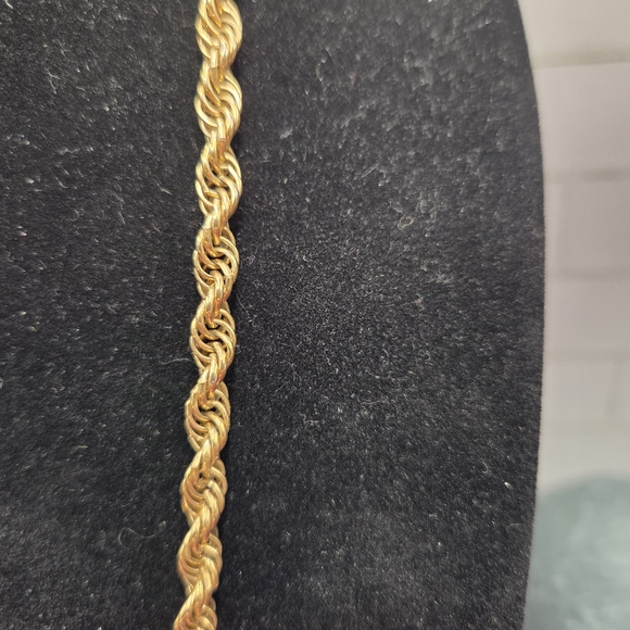 882. Monet Twisted Gold Tone Necklace - Picture 4 of 5